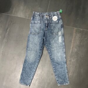 GAP Denim Mom Jeans in Classic Blue size 10 kids